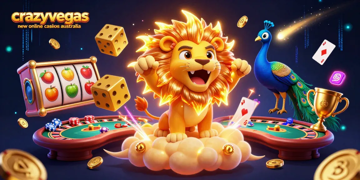 Play big at crazyvegas new online casinos australia with vibrant casino elements and dynamic characters.
